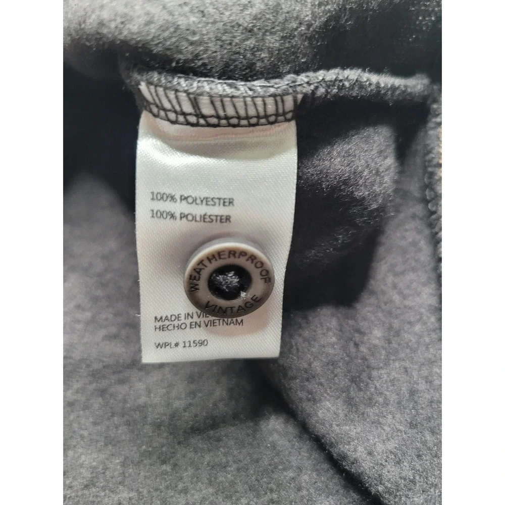 NWT Weatherproof Vintage Men's 1/4 Zip Pullover Medium Gray NEW‎